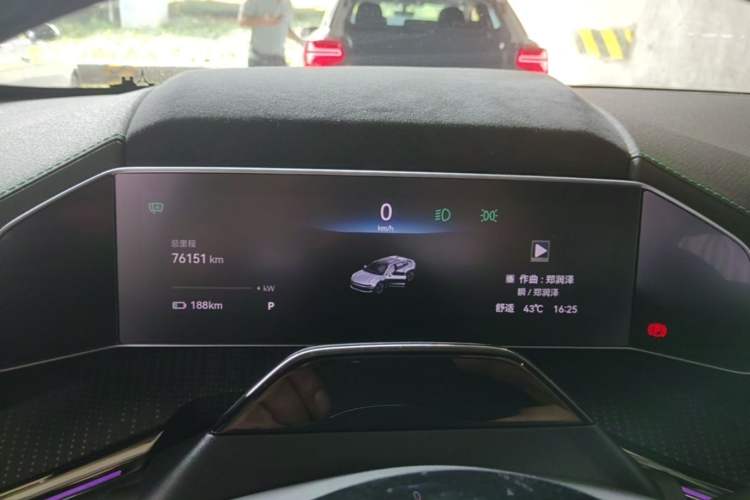 Used Zeekr 001 2021 Long-Range Dual-Motor WE Edition Instrument Cluster