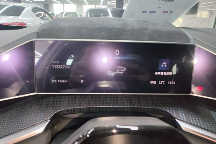 Used Zeekr 001 2021 Ultra-Long Range Single-Motor WE Edition Odometer Close Up