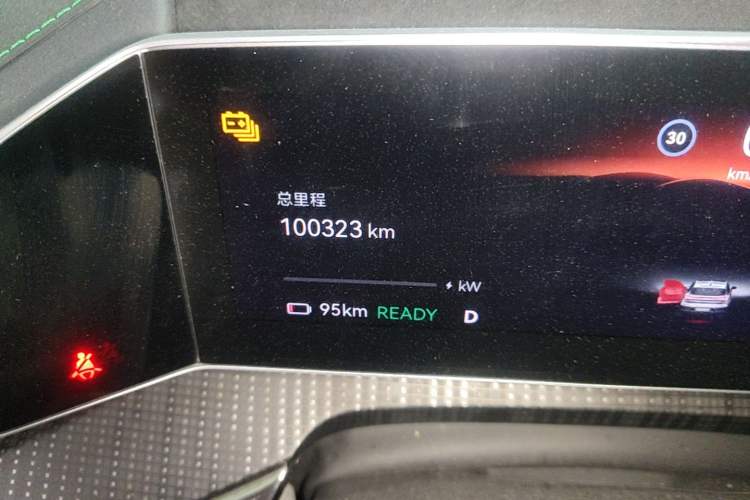 Used Zeekr 001 2021 Ultra-Long Range Single-Motor WE Edition Odometer Close Up