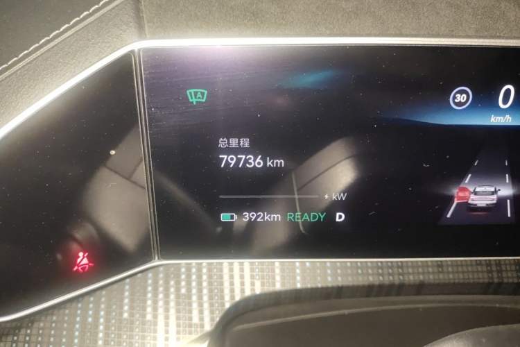Used Zeekr 001 2021 Ultra-Long Range Single-Motor WE Edition Odometer Close Up