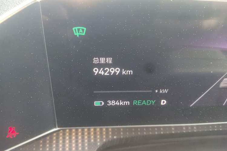 Used Zeekr 001 2021 Ultra-Long Range Dual-Motor YOU Version Odometer Close Up