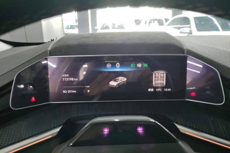 Used Zeekr 001 2021 Ultra-Long Range Single-Motor WE Edition Odometer Close Up