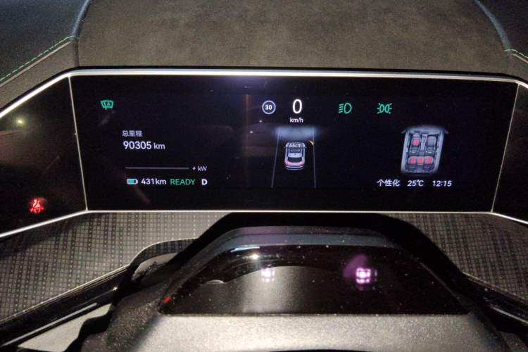 Used Zeekr 001 2021 Ultra-Long Range Dual-Motor YOU Version Instrument Cluster