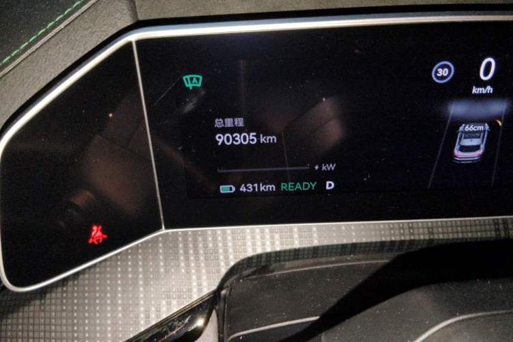 Used Zeekr 001 2021 Ultra-Long Range Dual-Motor YOU Version Odometer Close Up