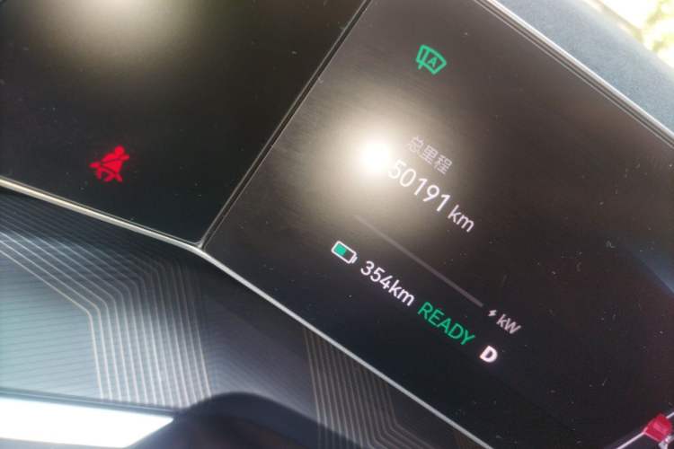 Used Zeekr 001 2021 Ultra-Long Range Single-Motor WE Edition Odometer Close Up