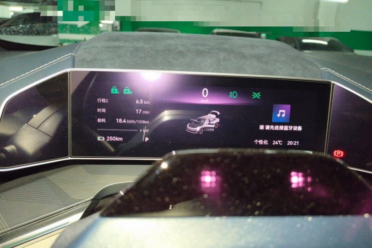 Used Zeekr 001 2022 Ultra-Long Range Dual-Motor YOU Version Instrument Cluster