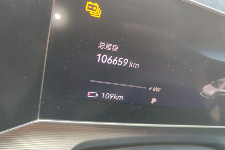 Used Zeekr 001 2022 Ultra-Long Range Single-Motor WE Version Odometer Close Up