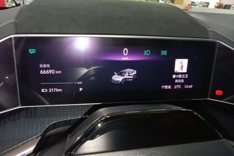 Used Zeekr 001 2022 Long-Range Dual-Motor WE Edition Instrument Cluster