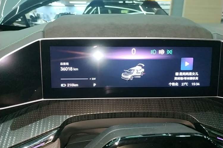 Used Zeekr 001 2022 Long-Range Dual-Motor WE Edition Instrument Cluster