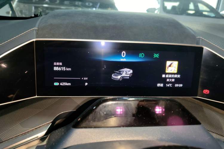Used Zeekr 001 2022 Long-Range Dual-Motor WE Edition Instrument Cluster
