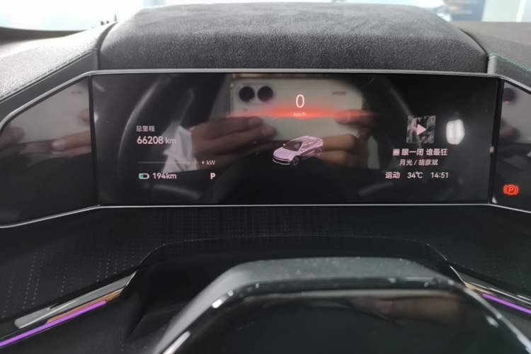 Used Zeekr 001 2022 Long-Range Dual-Motor WE Edition Instrument Cluster