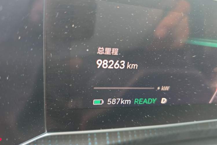 Used Zeekr 001 2022 Ultra-Long Range Single-Motor WE Version Odometer Close Up