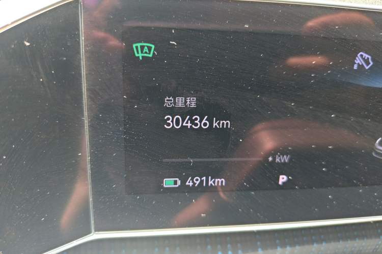 Used Zeekr 001 2022 Ultra-Long Range Single-Motor WE Version Odometer Close Up