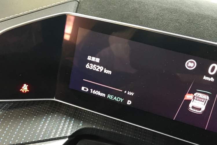 Used Zeekr 001 2022 Long-Range Dual-Motor WE Edition Odometer Close Up