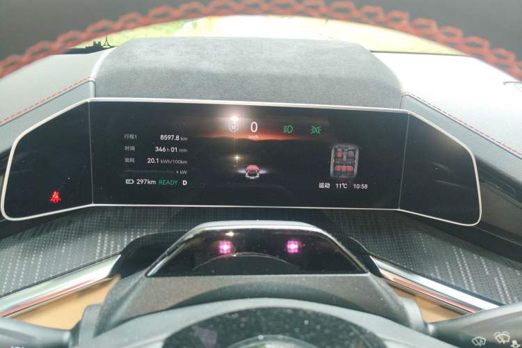 Used Zeekr 001 2022 Ultra-Long Range Dual-Motor YOU Version Instrument Cluster