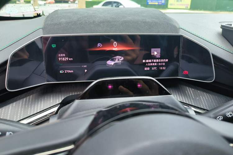 Used Zeekr 001 2022 Long-Range Dual-Motor WE Edition Instrument Cluster