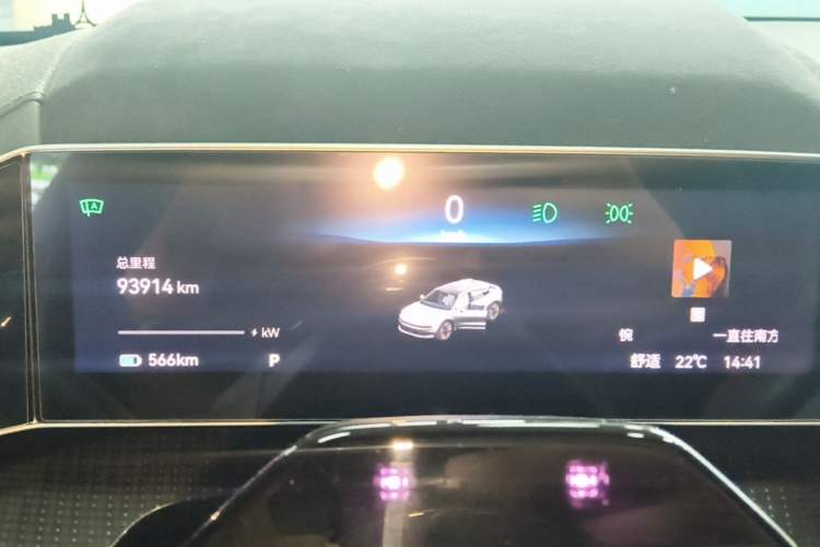 Used Zeekr 001 2022 Ultra-Long Range Single-Motor WE Version Instrument Cluster