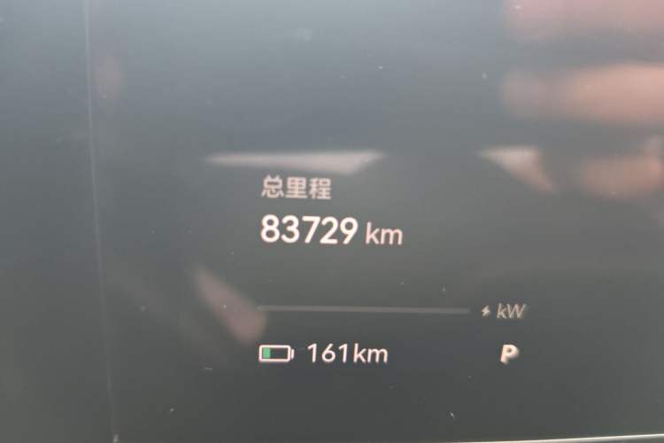 Used Zeekr 001 2022 Long-Range Dual-Motor WE Edition Odometer Close Up