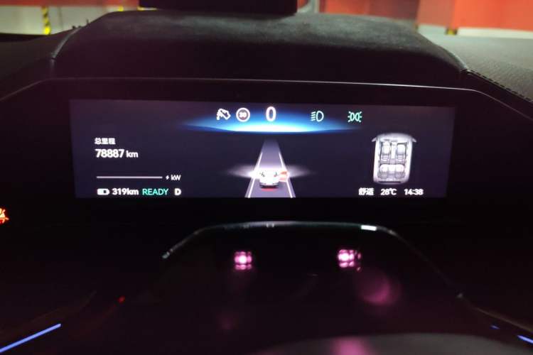 Used Zeekr 001 2022 Ultra-Long Range Dual-Motor YOU Version Instrument Cluster