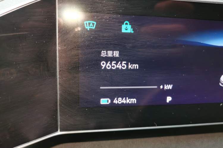 Used Zeekr 001 2022 Ultra-Long Range Dual-Motor YOU Version Odometer Close Up