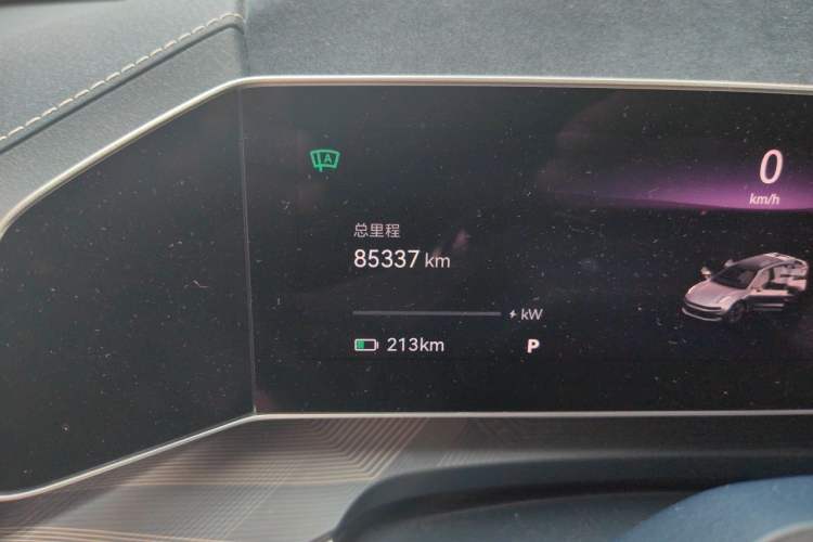 Used Zeekr 001 2022 Ultra-Long Range Dual-Motor YOU Version Odometer Close Up