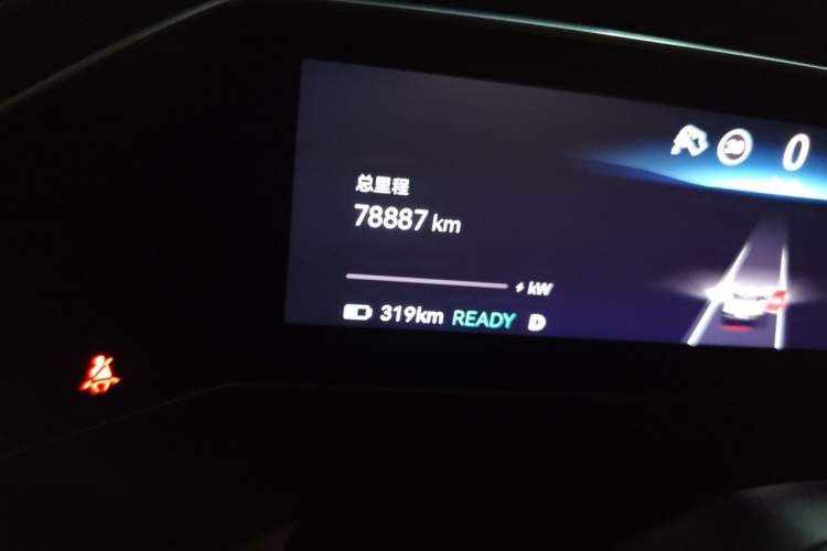 Used Zeekr 001 2022 Ultra-Long Range Dual-Motor YOU Version Odometer Close Up