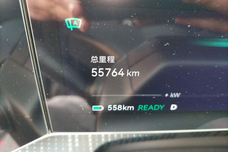 Used Zeekr 001 2022 Ultra-Long Range Single-Motor WE Version Odometer Close Up