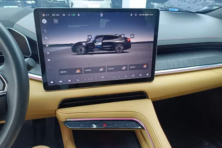 Used Zeekr 001 2023 WE Edition 86 kWh Audio And AC Panel