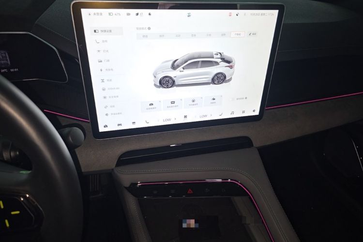 Used Zeekr 001 2023 WE Edition 86 kWh Audio And AC Panel