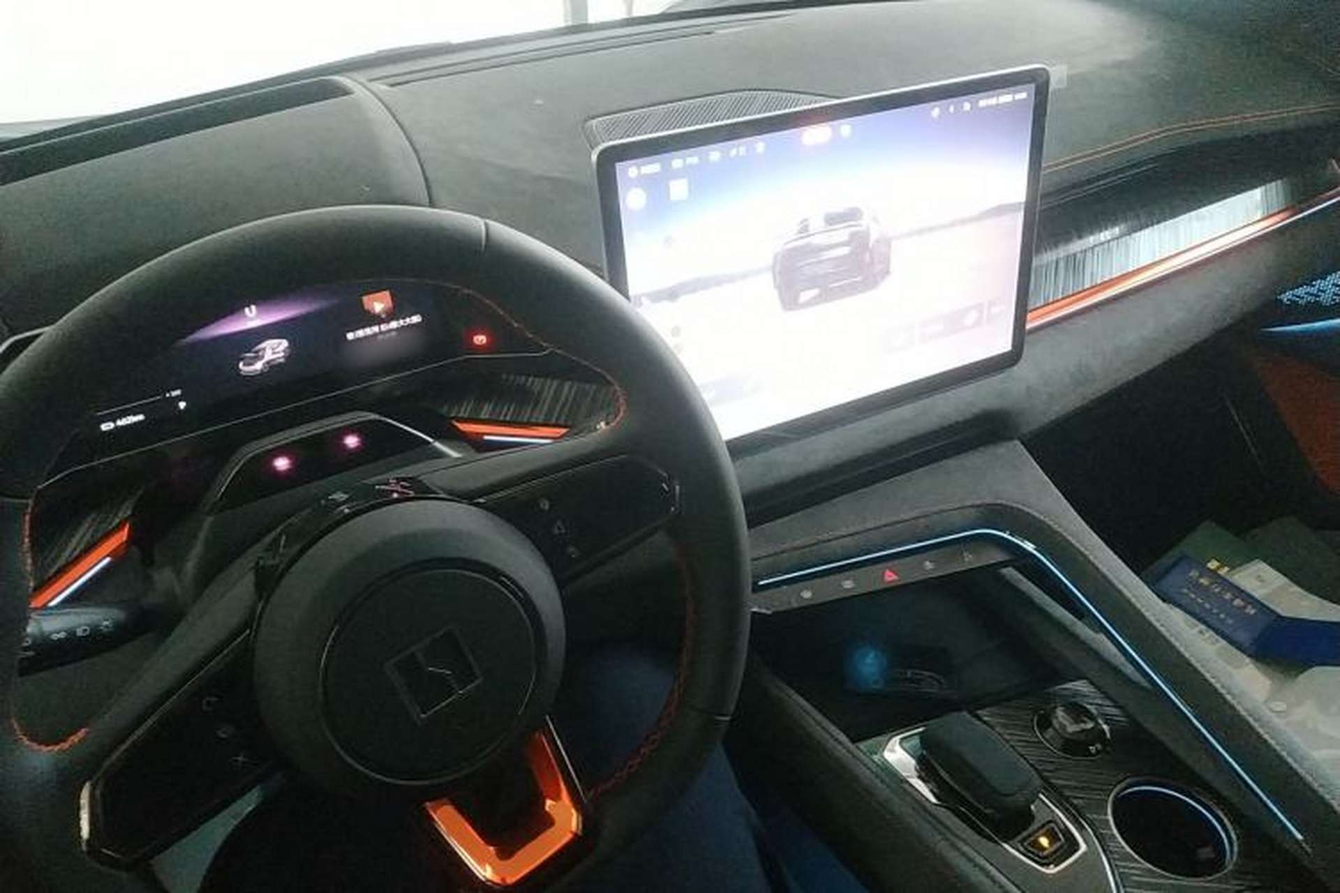 Used Zeekr 001 2023 YOU Edition 100 kWh Center Console