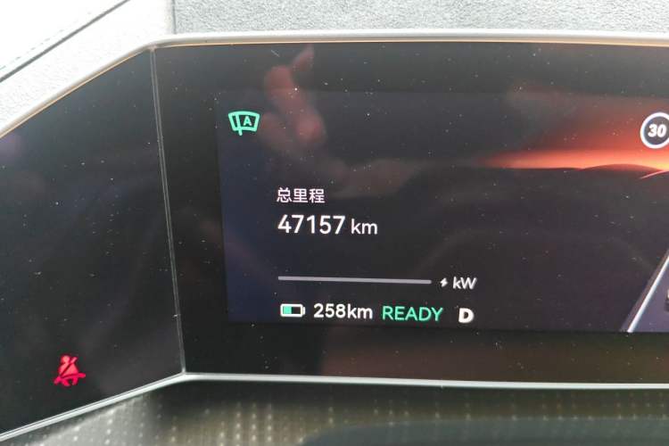 Used Zeekr 001 2023 WE Edition 100 kWh Odometer Close Up