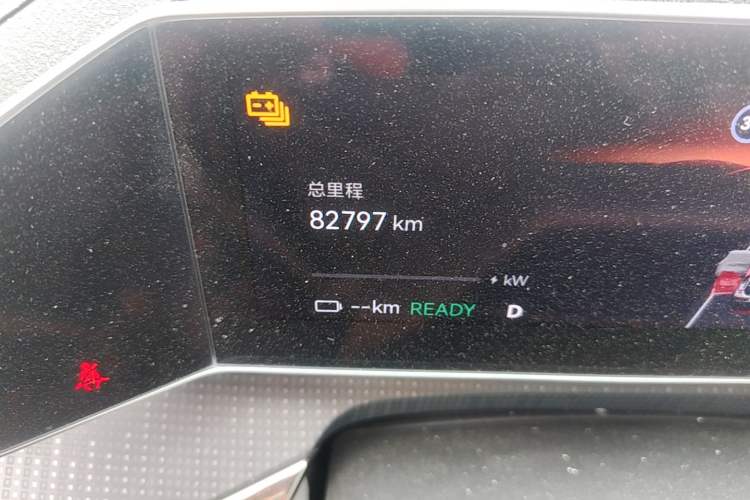 Used Zeekr 001 2023 WE Edition 100 kWh Odometer Close Up