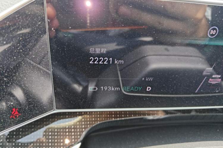 Used Zeekr 001 2023 WE Edition 100 kWh Odometer Close Up
