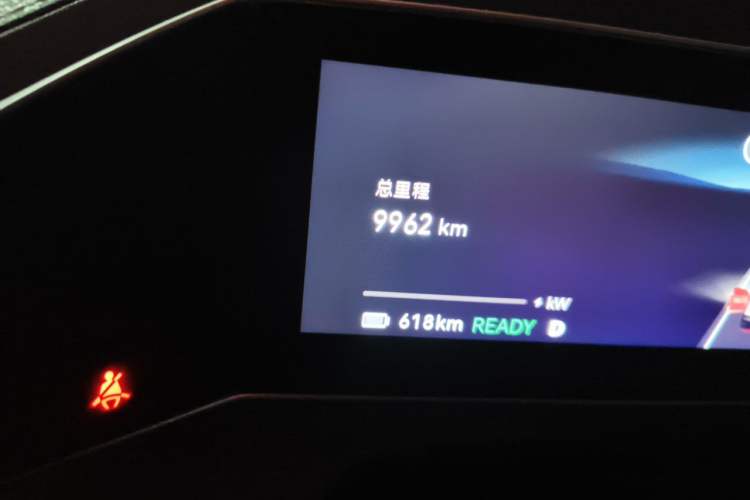 Used Zeekr 001 2023 WE Edition 100 kWh Odometer Close Up