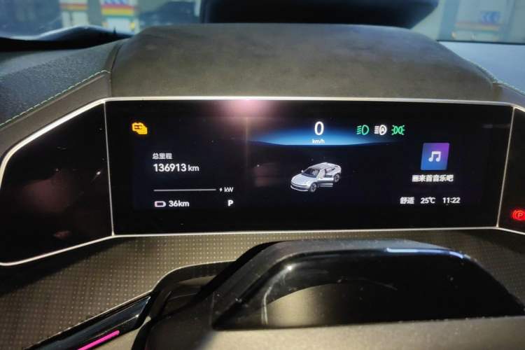 Used Zeekr 001 2023 WE Edition 86 kWh Odometer Close Up