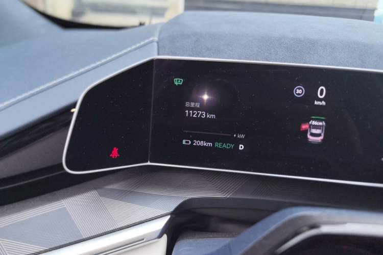 Used Zeekr 001 2023 WE Edition 100 kWh Odometer Close Up
