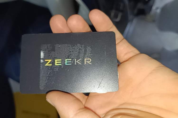 Used Zeekr 001 2023 WE Edition 86 kWh Vehicle Key