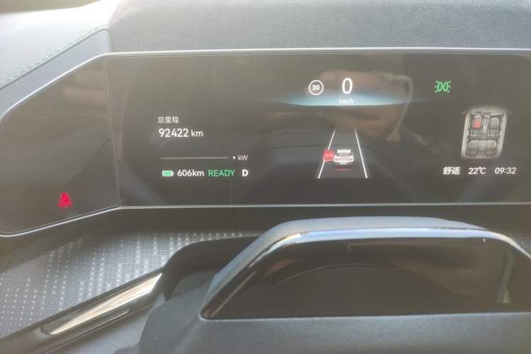 Used Zeekr 001 2023 WE Edition 100 kWh Odometer Close Up