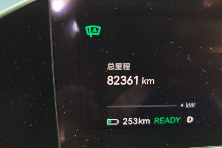 Used Zeekr 001 2023 WE Edition 100 kWh Odometer Close Up