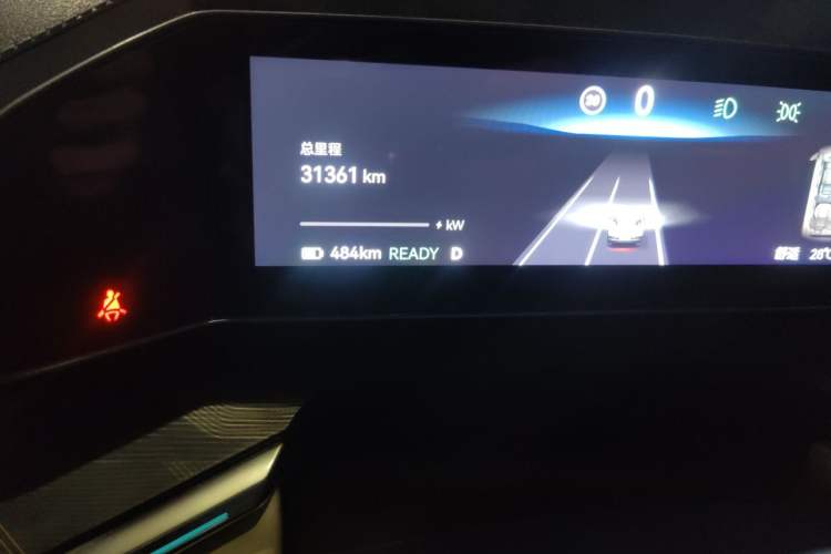 Used Zeekr 001 2023 YOU Edition 100 kWh Odometer Close Up