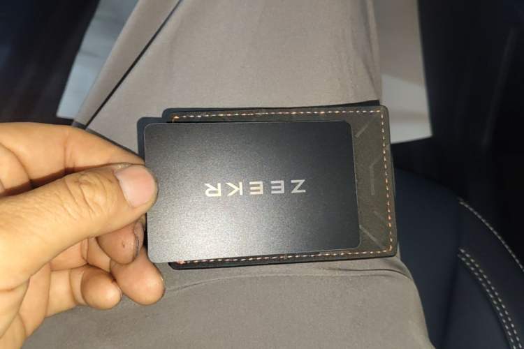 Used Zeekr 001 2023 YOU Edition 100 kWh Vehicle Key