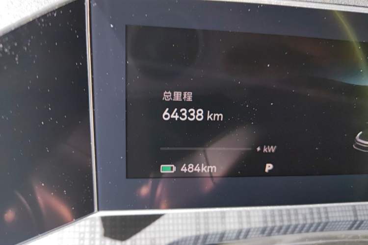 Used Zeekr 001 2023 WE Edition 100 kWh Odometer Close Up