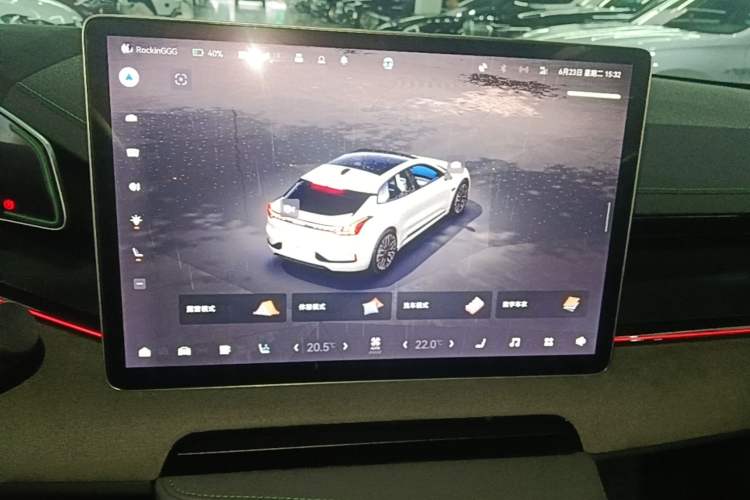 Used Zeekr 001 2023 WE Edition 86 kWh Audio And AC Panel