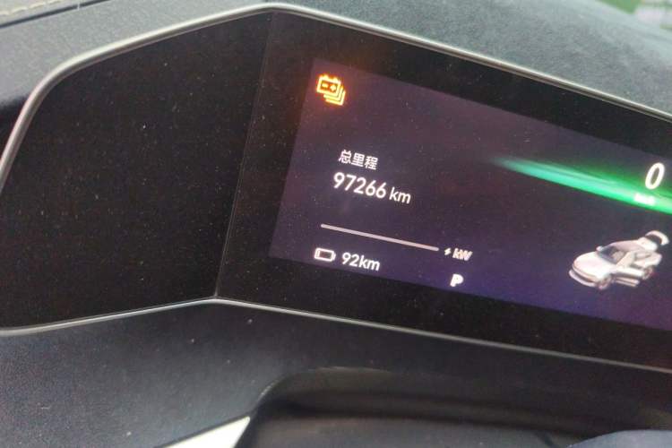 Used Zeekr 001 2023 YOU Edition 100 kWh Odometer Close Up