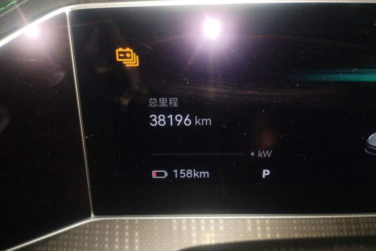 Used Zeekr 001 2023 WE Edition 100 kWh Odometer Close Up
