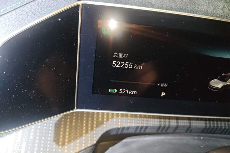 Used Zeekr 001 2023 ME Edition 100 kWh Odometer Close Up