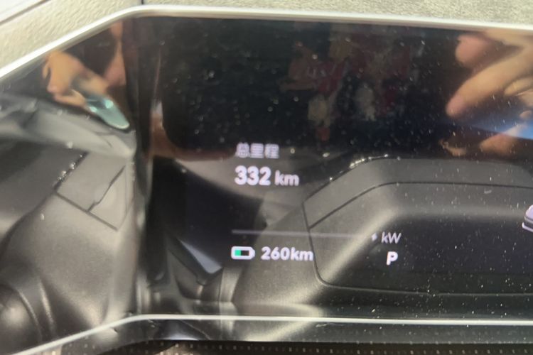 Used Zeekr 001 2023 WE Edition 100 kWh Odometer Close Up