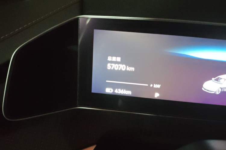 Used Zeekr 001 2023 WE Edition 100 kWh Odometer Close Up