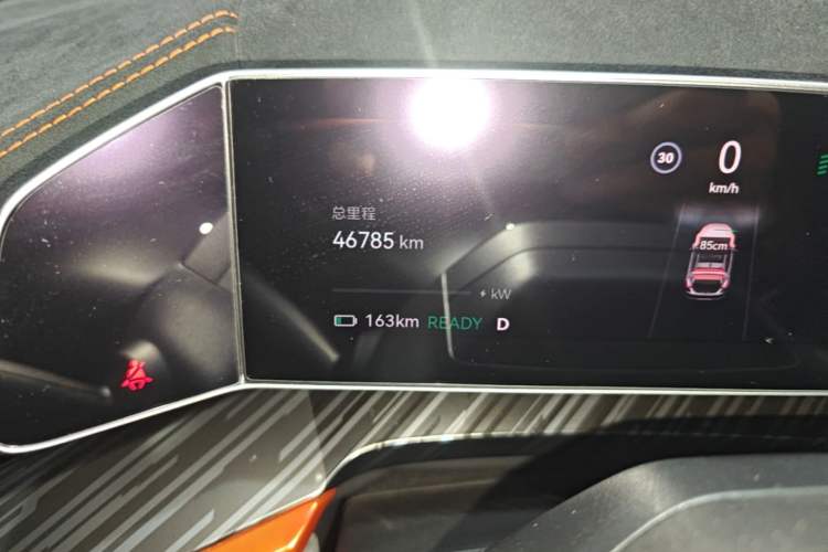 Used Zeekr 001 2023 YOU Edition 100 kWh Odometer Close Up