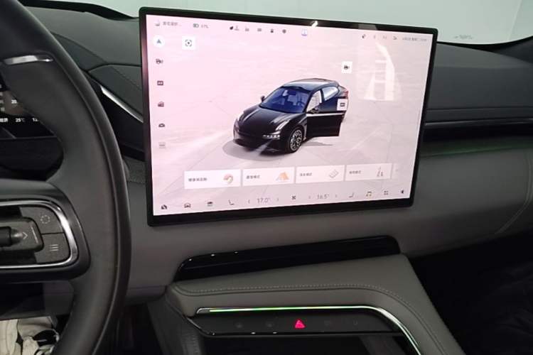 Used Zeekr 001 2024 WE Edition 95 kWh All-Wheel Drive Audio And AC Panel